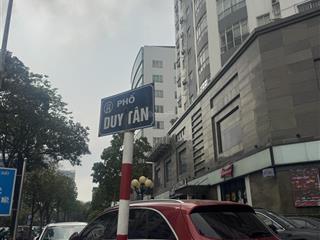 (giảm 1,2 tỷ), 25 tỷ , 55m2, duy tân , phân lô , vỉa hè , vp, cty , và để ở