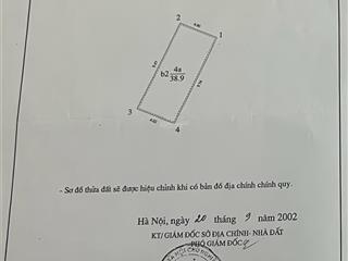 Bán đất vàng tặng nhà tại thanh xuân, mặt ngõ oto tránh, dt 39m2 mt 4m, giá chỉ nhỉnh 12 tỷ
