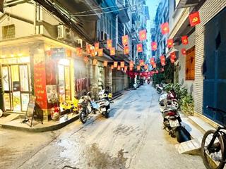 Bán nhà mặt ngõ thông kinh doanh  trung tâm đống đa  25.5m2  4 tầng đẹp  ô tô 20m  giá 7.x tỷ