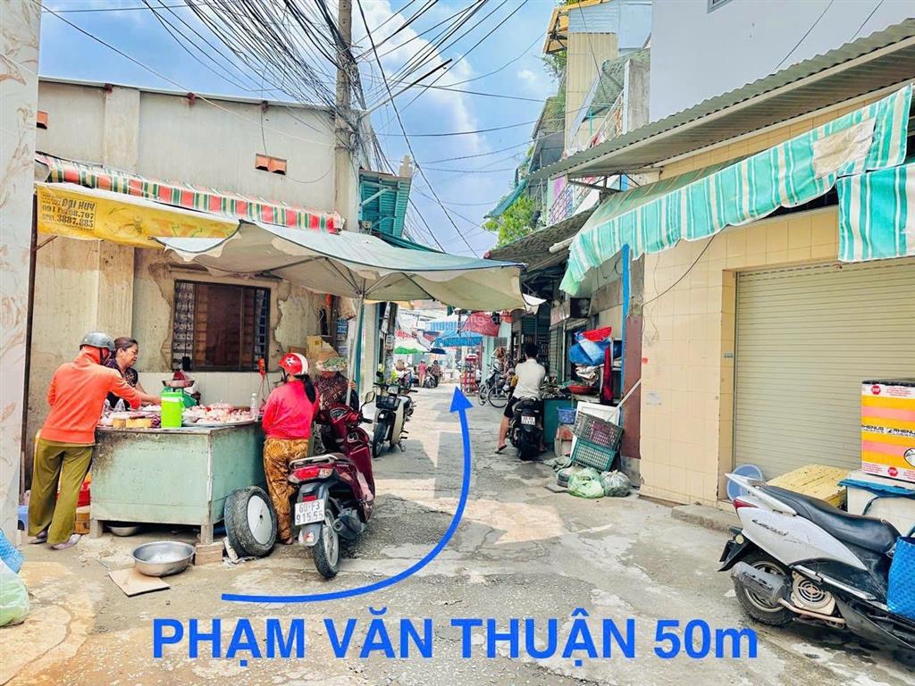 Bán nhà mặt tiền chợ 57 phường thống nhất phù hợp vừa ở vừa kinh doanh