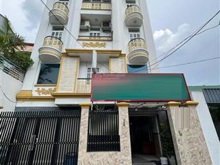 Bán nhà mặt tiền đường số 6, phường bình chiểu. nhà 1 trệt 4 lầu có 15 phòng đang kinh d
