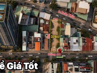 Nợ bank 71 tỷ, bán rẻ! 328.57m2  đơn giá 280 triệu/m2 mặt tiền xuân thủy xây cao 1 hầm  6 tầng
