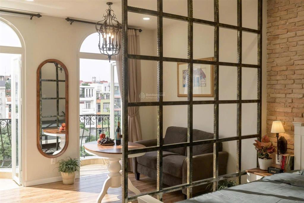 Cho thuê căn hộ 1pn ban công quận 1 thiết kế boutique hiện đại, full nội thất, đẹp như khách sạn