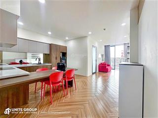 Cho thuê căn hộ 1pn tách bếp (60m2)  2 ban công  máy giặt riêng gần nowzone ngay trần hưng đạo q1