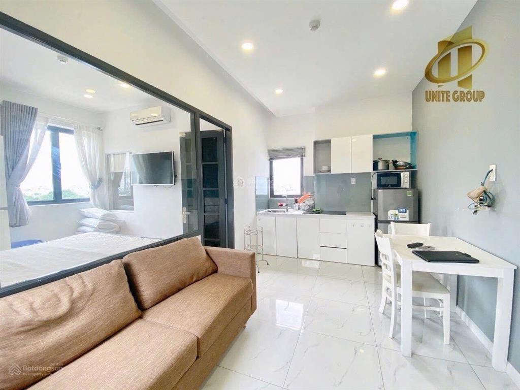 Cho thuê căn hộ 1pn tách bếp  thang máy bảo vệ dương bá trạc, quận 8 full nt