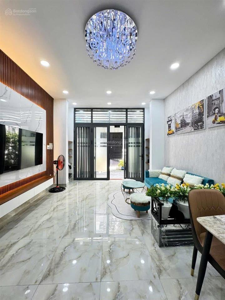 Trường sa p13 phú nhuận 31m2  3 tầng đúc  ngang 4x d8  mới đẹp hẻm 4m cạnh mặt tiền  6,65 tỷ tl