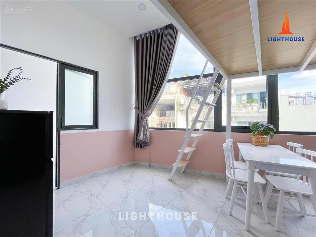 Căn hộ duplex 35m2 ở đc 3  4 người full nt ngay bệnh viện 175, an ninh, thang máy an ninh