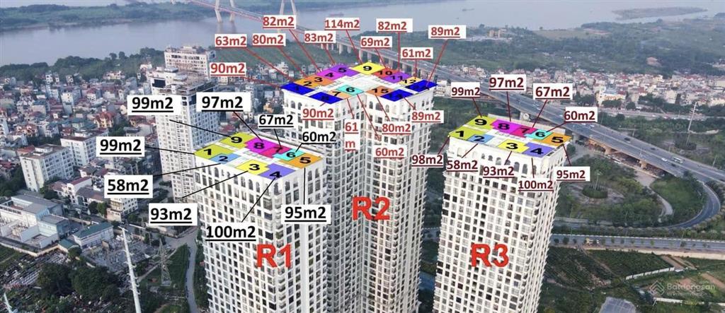 Chỉ 9,1 tỷ, cho căn dt 99m2, 3pn 2vs tại dự án sunshine riverside căn góc, tầng cao, chủ thiện chí