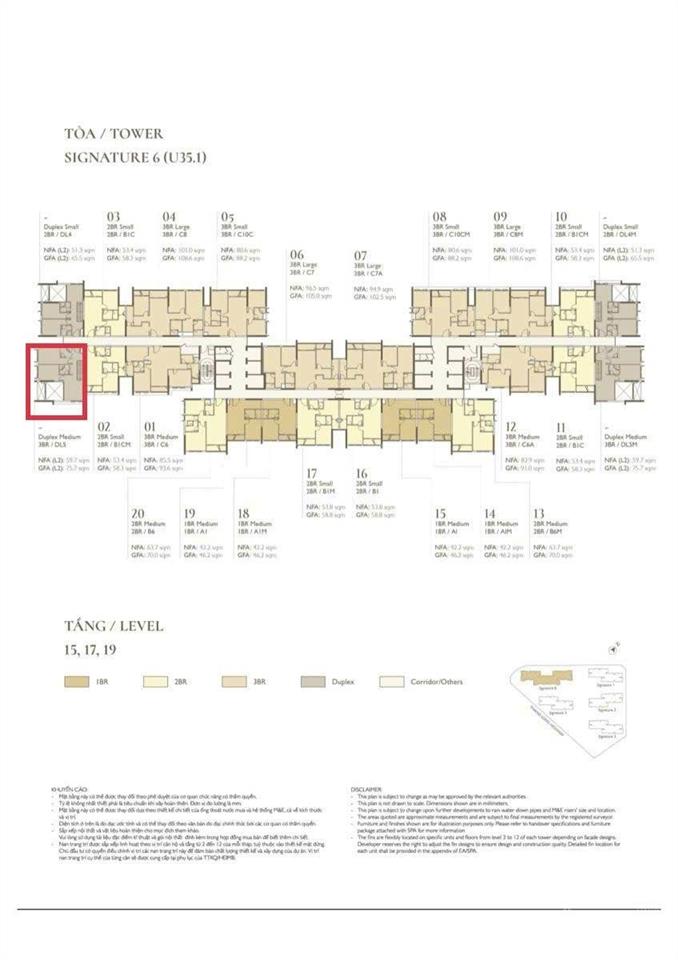 Bán gấp căn duplex tòa s6 lumi hà nội,diện tích 134,2m2, 3 ngủ, 3 vệ sinh, căn góc,tầng cao,giá tốt