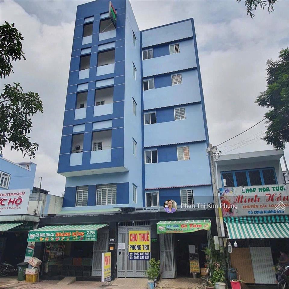 Bán toà căn hộ dịch vụ mặt tiền đườngtrần thị cờ  10.84x56m, cho thuê 250tr/tháng