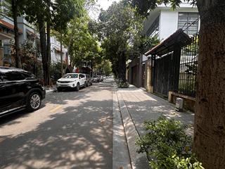 Biệt thự trần kim xuyến, 220m²  khu cán bộ cấp cao, vỉa hè rộng, cây xanh thoáng