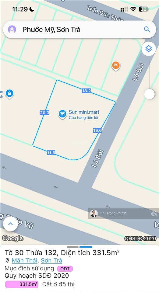 Siêu phẩm góc 2 mặt tiền vương thừa vũ, lê bôi, sát võ nguyên giáp, cách biển chỉ 50m