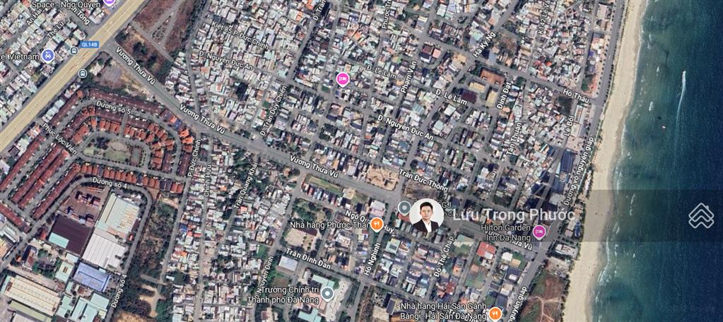 Siêu phẩm góc 2 mặt tiền vương thừa vũ, lê bôi, sát võ nguyên giáp, cách biển chỉ 50m