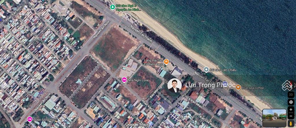 Bán đất tmdv 4 mặt tiền sát biển nguyễn tất thành, 8.139m², giá chỉ 32 triệu m²