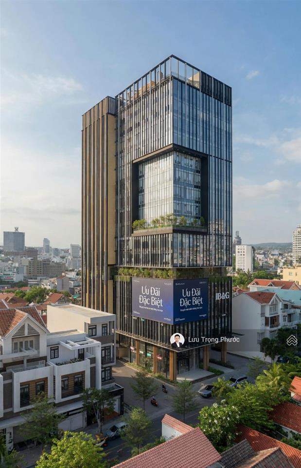 Bán đất đường thái phiên, đà nẵng, 1268.6m2, dự án 20 tầng căn hộ văn phòng, 280 triệu/m2