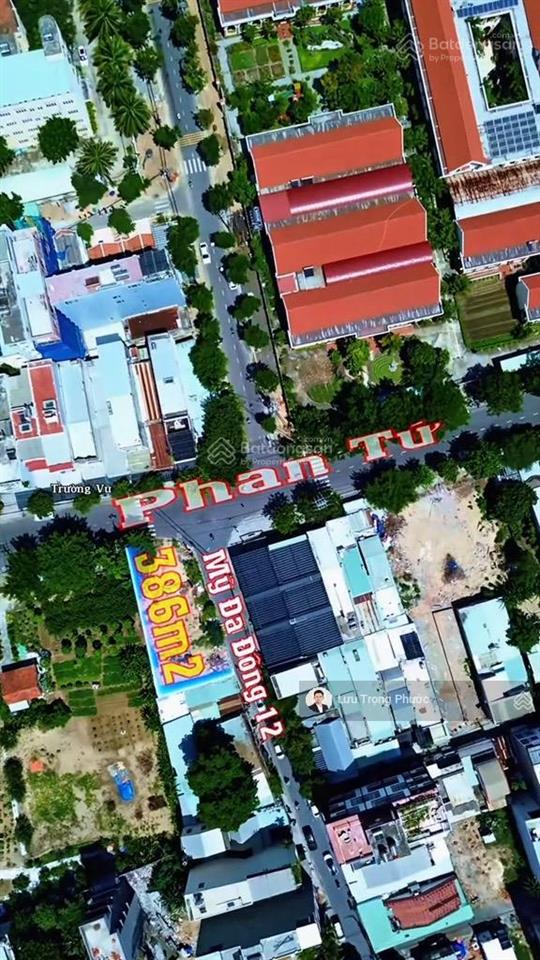 Cần bán lô góc 2 mặt tiền đường phan tứ và mỹ đa đông 12, sẵn gpxd khách sạn 17 tầng