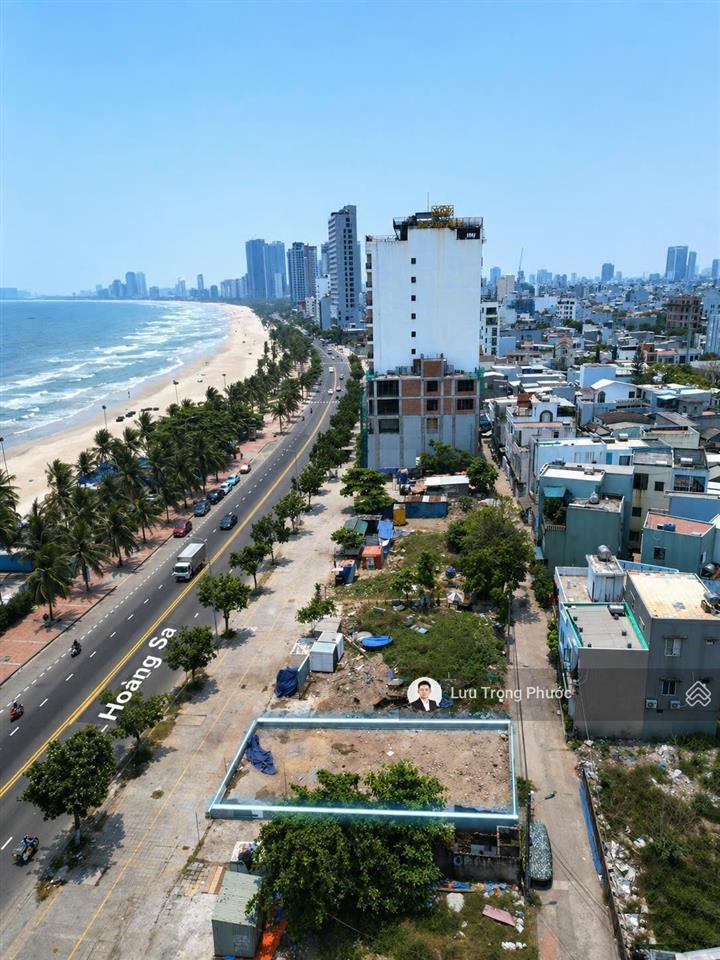 Bán cặp đất 2 mặt tiền biển hoàng sa, view trực diện biển mân thái, ngang 10m