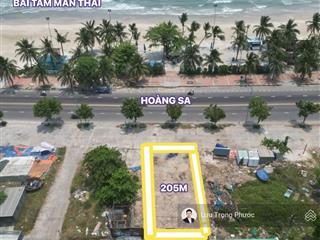 Bán cặp đất 2 mặt tiền biển hoàng sa, view trực diện biển mân thái, ngang 10m