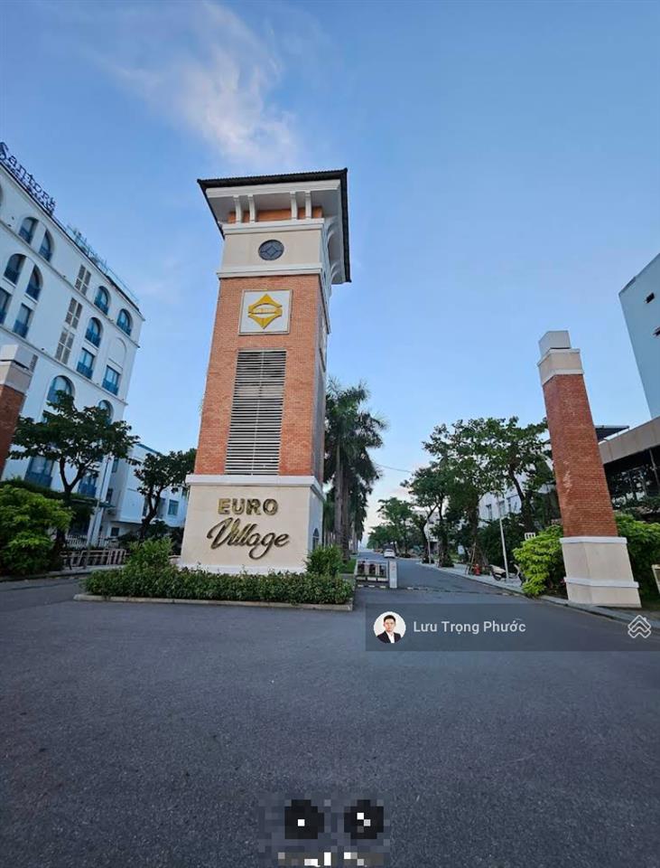 Bán biệt thự euro village 1, đường bằng lăng 3, diện tích 250m², đầy đủ nội thất cao cấp, giá tốt