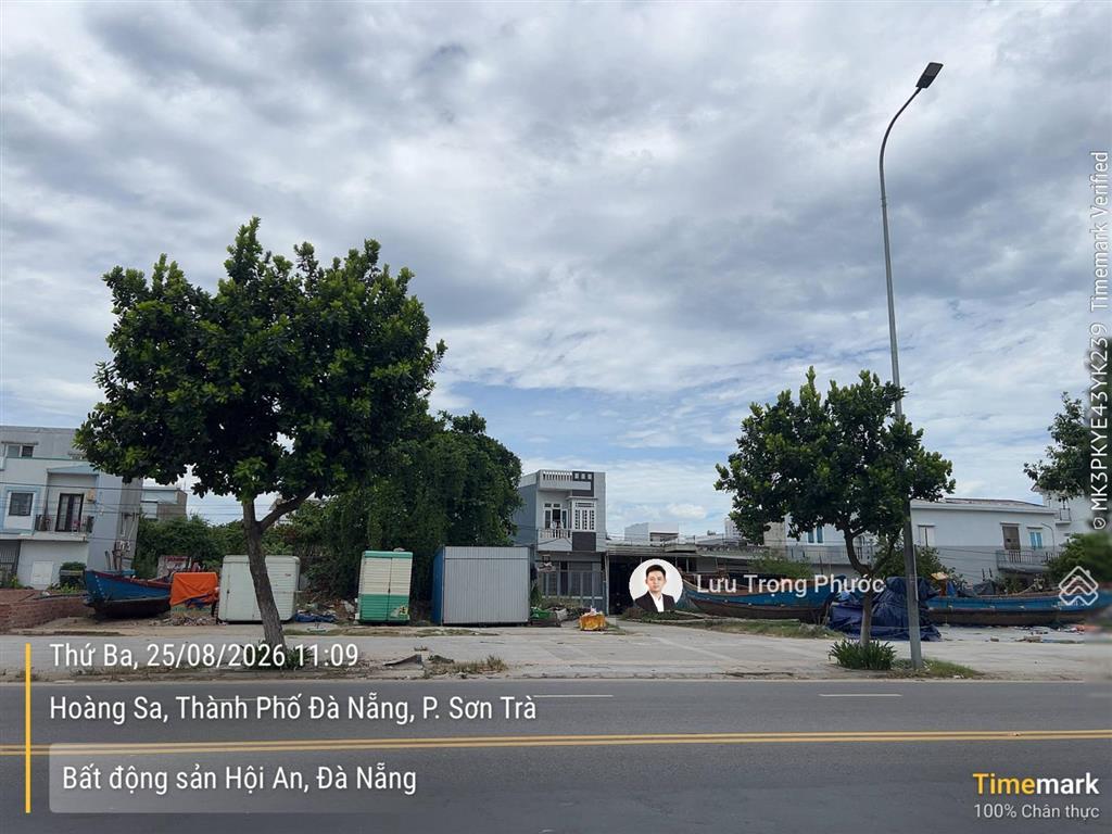 Cho thuê đất 10000m2, 1ha, view biển đường hoàng sa đà nẵng, 2 mặt tiền ngang 80m