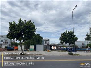 Cho thuê đất 10000m2, 1ha, view biển đường hoàng sa đà nẵng, 2 mặt tiền ngang 80m
