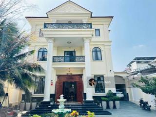 Biệt phủ đẳng cấp khu nhà giàu gigamall hiệp bình chánh  510m2  khu bên sông thiết kế full gỗ đỏ