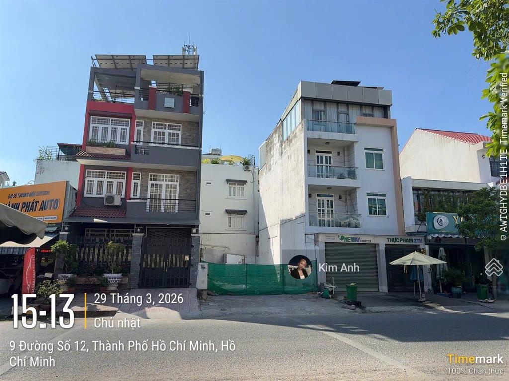 Siêu hiếm mặt tiền kinh doanh 20m khu bên sông sát gigamall  hướng đông nam  hiệp bình chánh.