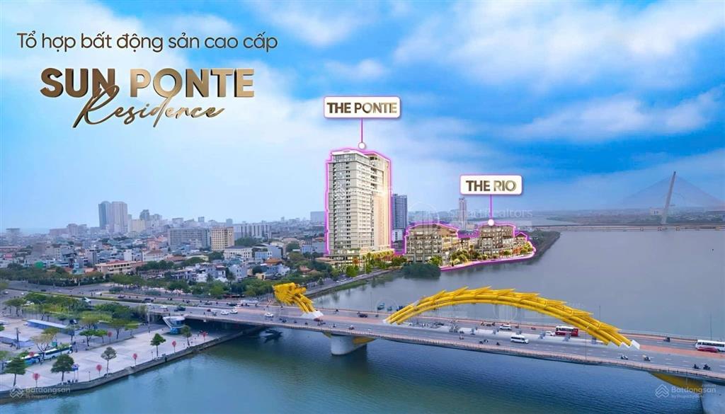 Ngoại giao studio sun ponte view biển bán đảo hướng đông  tòa t2 giá 2,1 tỷ