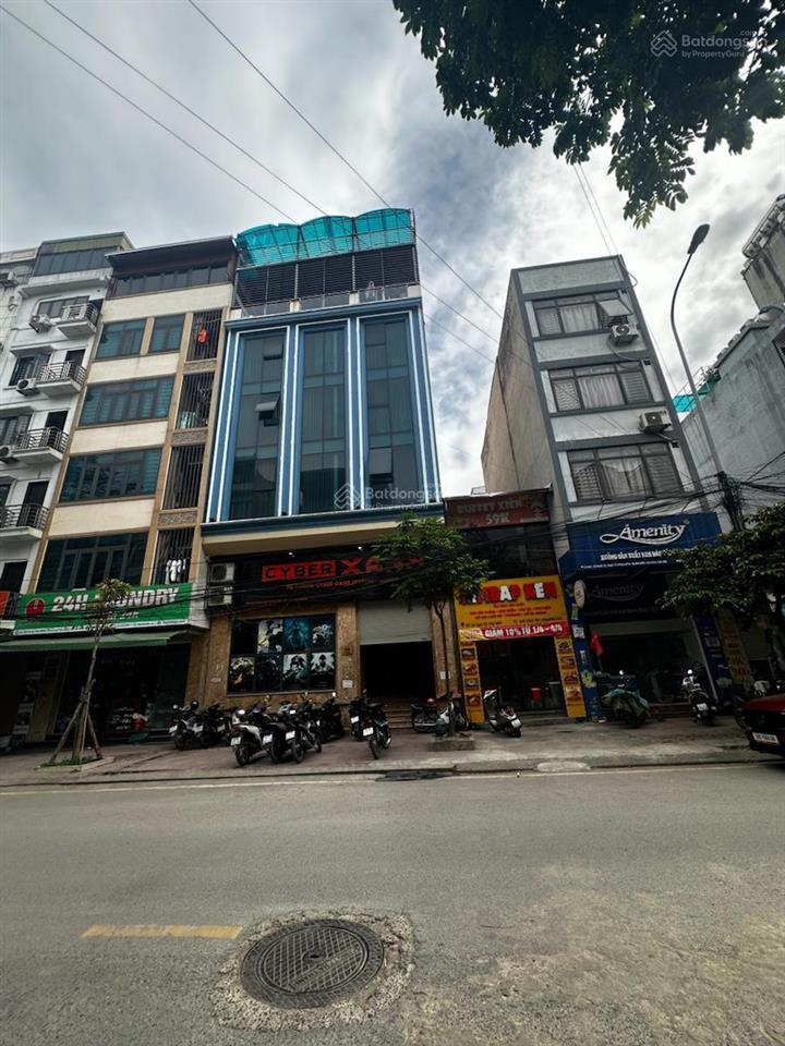 Hồ tùng mậu phân lô ô tô tránh, vỉa hè, kinh doanh văn phòng dt 65m mt 4.6m xây 6 tầng thang máy