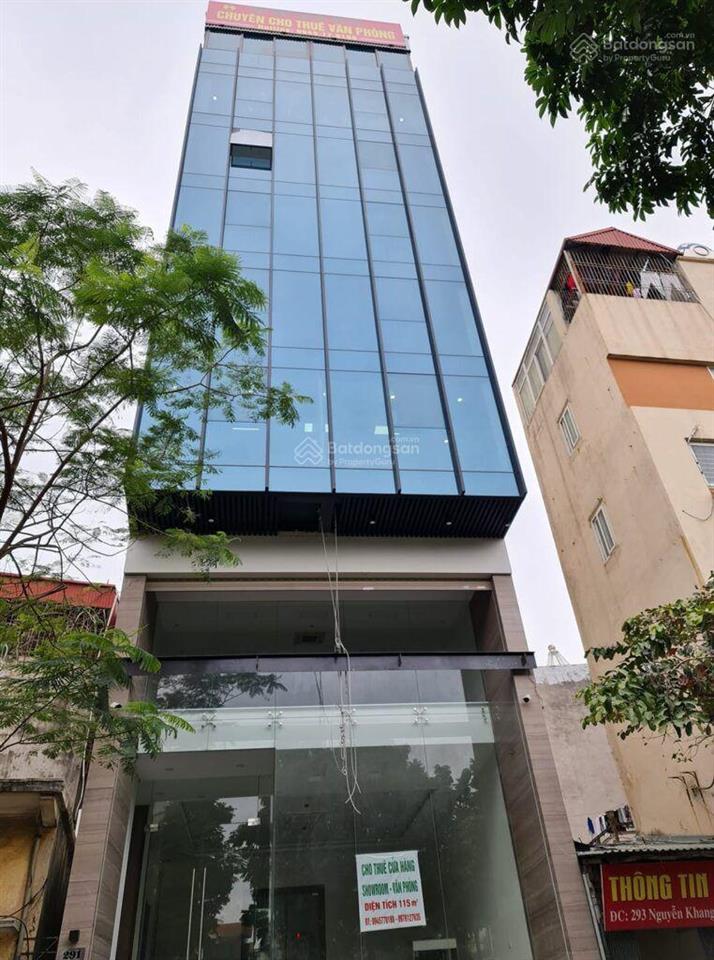Tòa văn phòng phố nguyễn hoàng phân lô ô tô tránh vỉa hè đá bóng kinh doanh dt 115m² mt 9m xây 10t