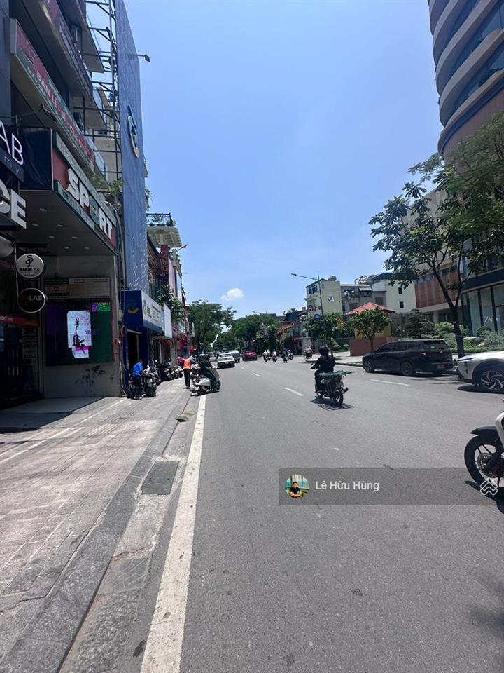 Hiếm, mặt phố nguyễn thái học ba đình đối diện tiến bộ plaza kd sầm uất dt 110m xây 3 tầng 75 tỷ