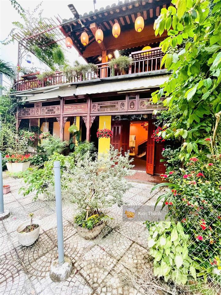 Bán nhà 2 mặt tiền đường nguyễn phúc chu, phố cổ hội an, view sông, ngang 9,6m