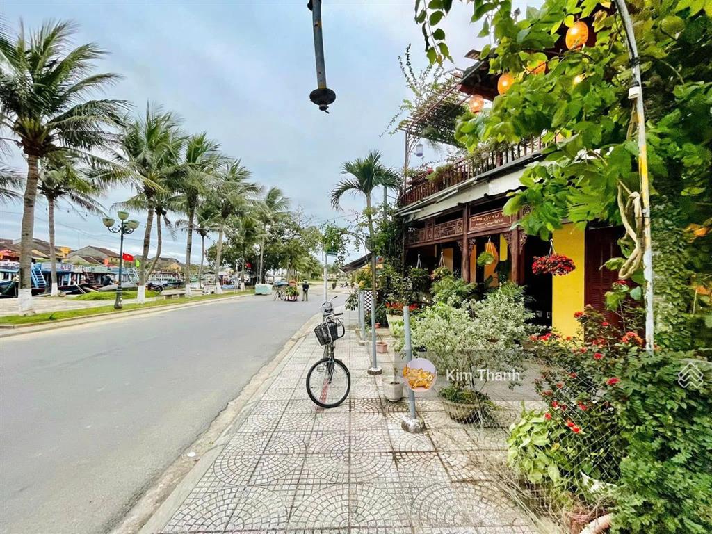 Bán nhà 2 mặt tiền đường nguyễn phúc chu, phố cổ hội an, view sông, ngang 9,6m