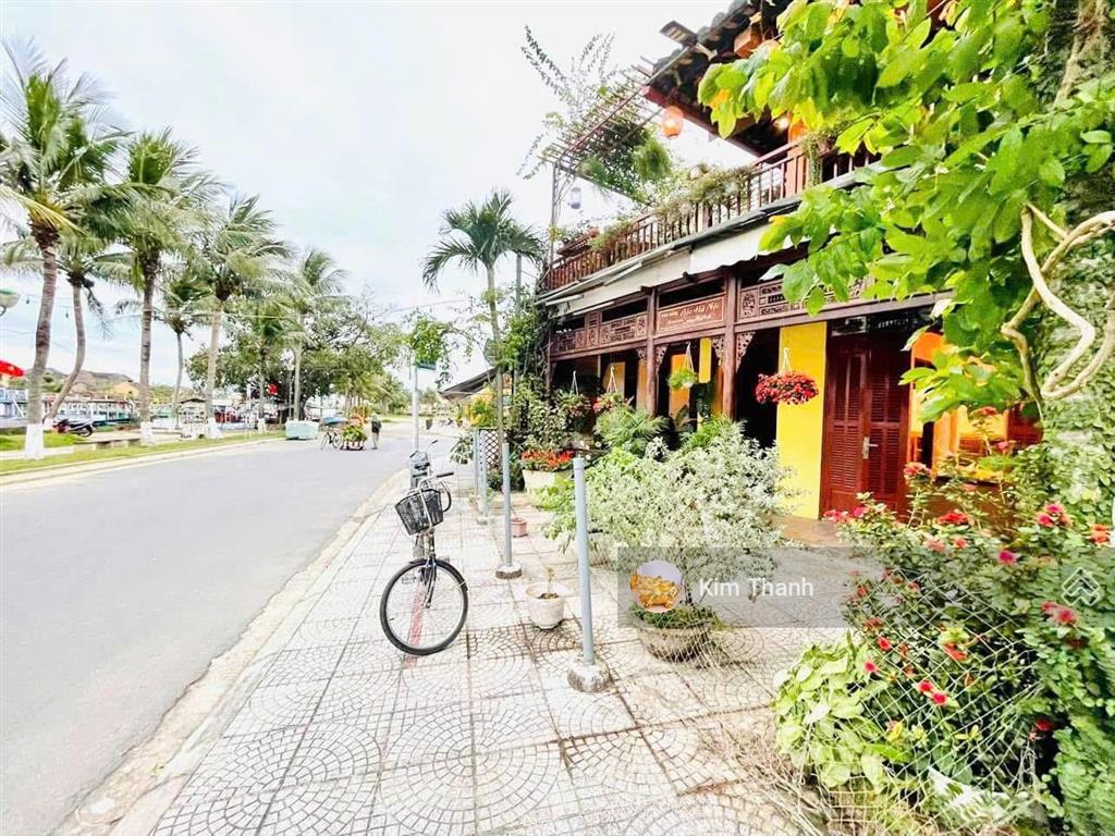 Bán nhà 2 mặt tiền đường nguyễn phúc chu, phố cổ hội an, view sông, ngang 9,6m