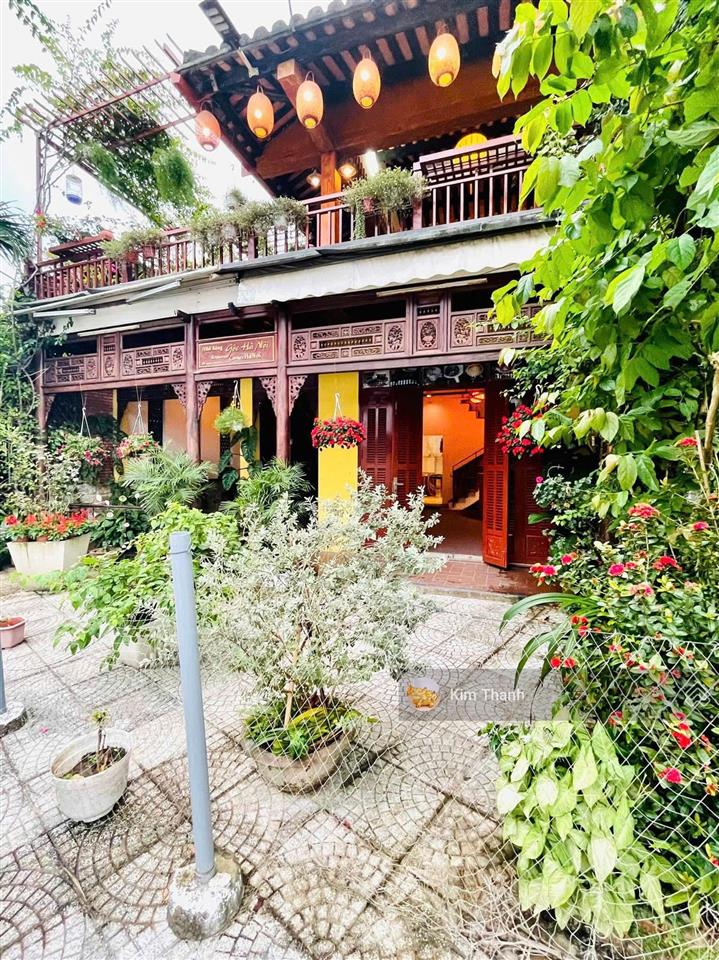 Bán nhà 2 mặt tiền đường nguyễn phúc chu, phố cổ hội an, view sông, ngang 9,6m