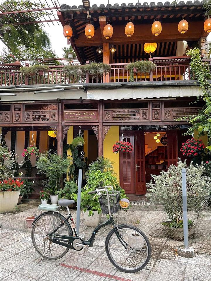 Bán nhà 2 mặt tiền đường nguyễn phúc chu, phố cổ hội an, view sông, ngang 9,6m