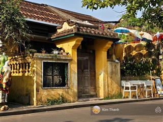 Bán nhà phố cổ đường trần phú, hội an vị trí kim cương, nhà phố cổ hội an, mặt tiền 9,22m