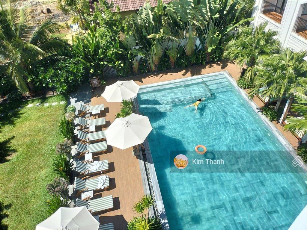 Cần bán khách sạn 4 sao hội an, 84 phòng, 1.950m2 đất, nhìn ra sông view lúa trung tâm hội an