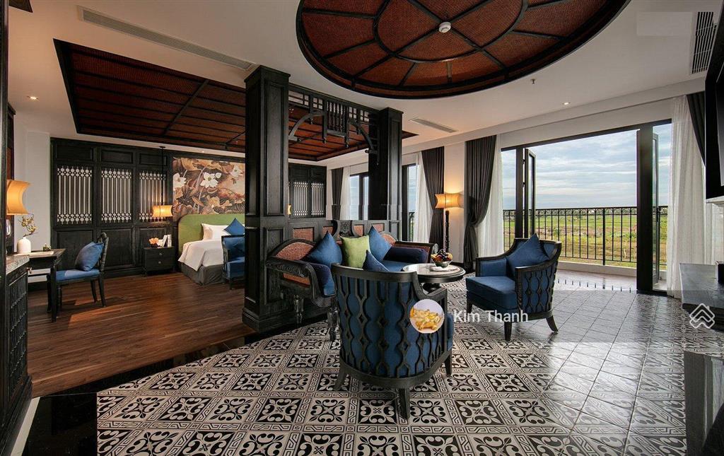 Cần bán khách sạn 4 sao hội an, 84 phòng, 1.950m2 đất, nhìn ra sông view lúa trung tâm hội an