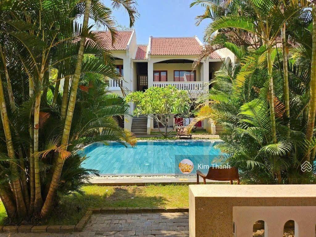 Bán nhà nghỉ dưỡng hội an 1.080m2, 14 phòng, hồ bơi, view lúa, dòng tiền 75 triệu/tháng
