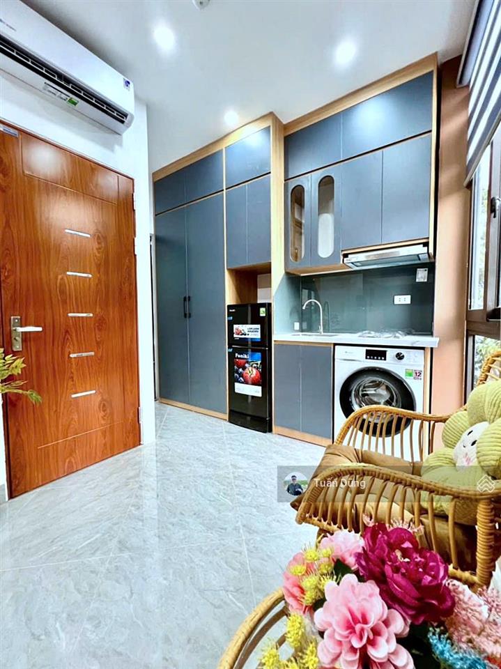 Tòa chdv hào nam, 64m2, 13 phòng sẵn nội thất, dòng tiền 70 triệu/tháng, xây mới đẹp, pccc an toàn