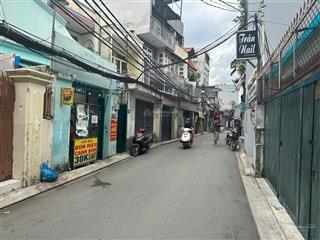 Ngang 5m sát mặt tiền dương quảng hàm  hẻm 5m bán nhà cấp 4 hđt 35tr/th xây mới hầm + 4 tầng