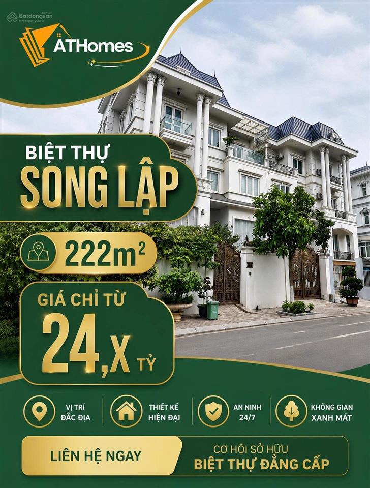 Bán biệt thự song lập 222m2 giá 110tr/m2  em minh 0773 286 ***
