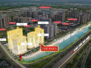 Bán căn hộ 1pn+, 1wc tại the paris vinhomes ocean park, 3,2 tỷ, 45,7m2, view đẹp