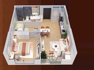 Bán gấp căn hộ 1pn, 1wc giá 2,95 tỷ, 43,8m2 tại the paris  vinhomes ocean park