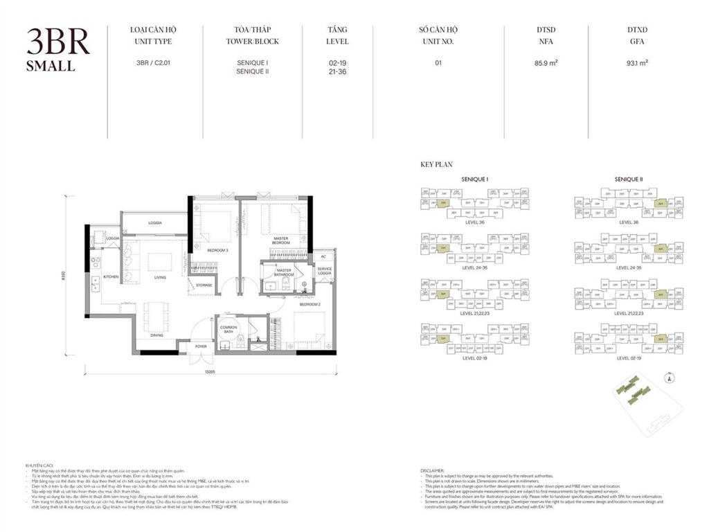 Bán gấp căn hộ chung cư the senique hanoi, 5,99 tỷ, 86m2, 3pn, 2wc tại gia lâm, hà nội
