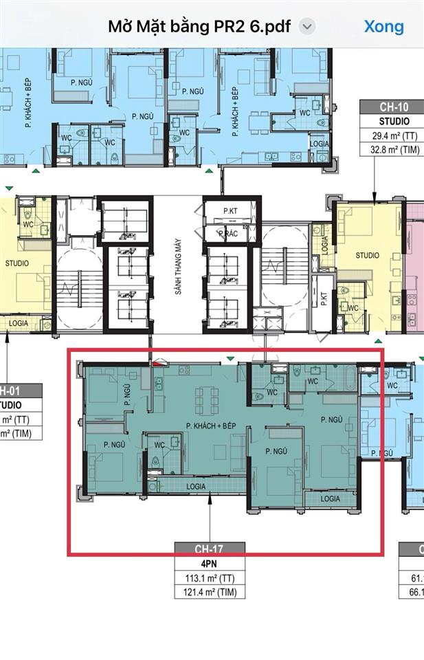 Bán căn hộ 3pn, 2wc tại the paris, 113m2, giá 8,59 tỷ vnd