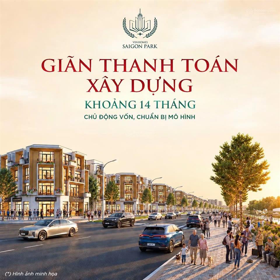 Bán một cặp nhà phố dt 50m2 vinhomes saigon park, giá rẻ 5,433 tỷ gần công viên lớn và làng đại học