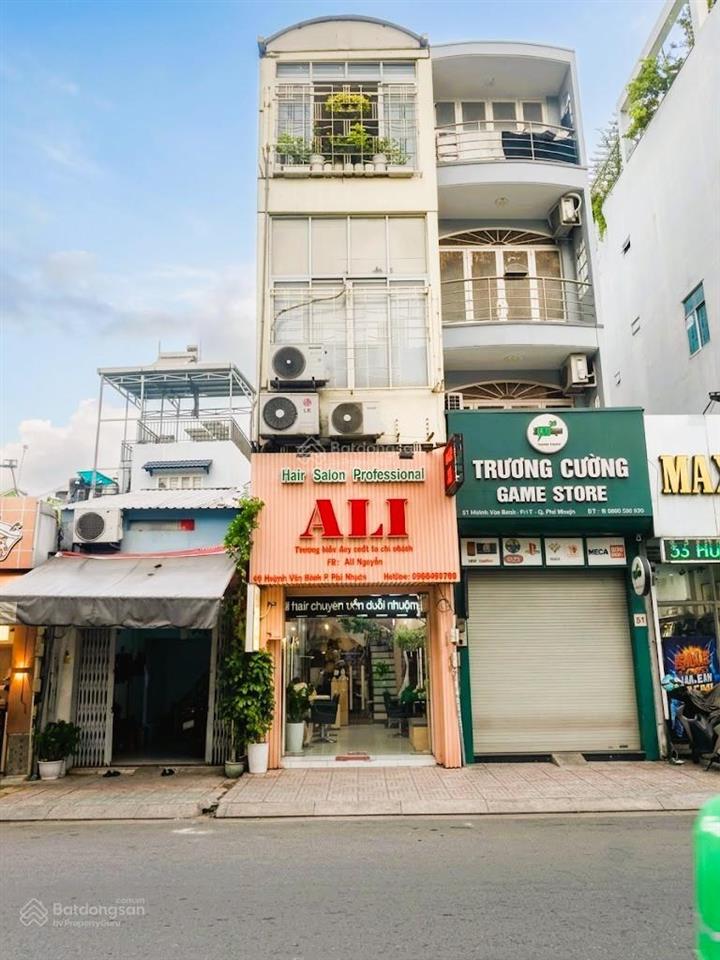 Bán nhà mặt tiền số 39 huỳnh văn bánh quận phú nhuận, kc trệt, 3 tầng, dtsd hơn 200m2, nhỉnh 10 tỷ