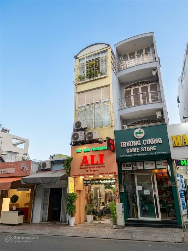 Bán nhà mặt tiền số 39 huỳnh văn bánh quận phú nhuận, kc trệt, 3 tầng, dtsd hơn 200m2, nhỉnh 10 tỷ